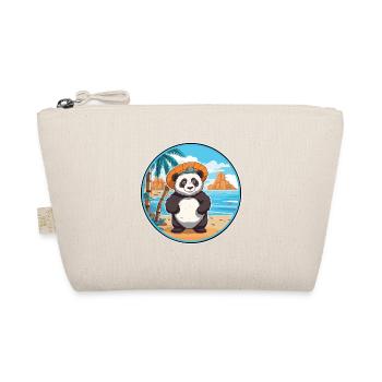 Panda Aquarell Karikatur Kawaii Clipart Tier - Bio-Täschchen - Natur - Vorne