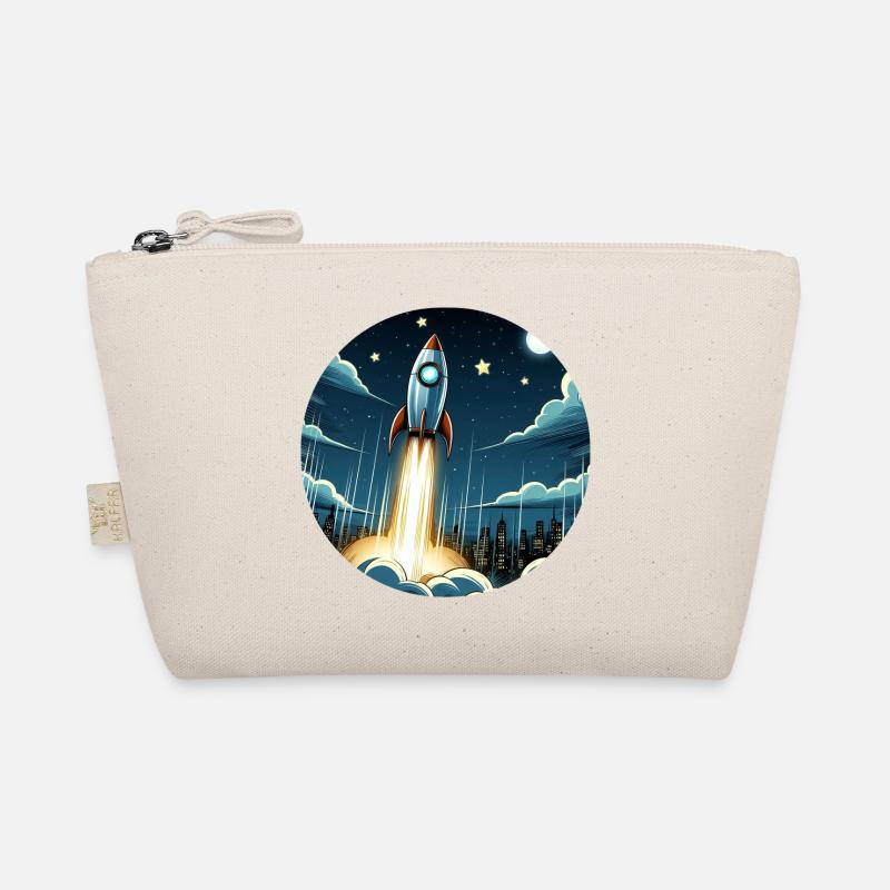 Une fusée de dessin animé est lancée dans l’espace Trousse biologique