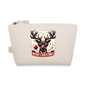 Rentier-Weihnachtsspaß - Original Pullover - Bio-Täschchen - Natur - Vorne