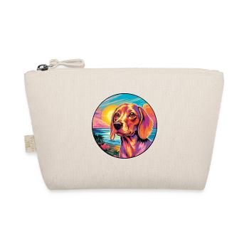 Alpine Dachsbracke Dog Breed Colorful Cartoon Wate - Organic Pouch - nature - Front