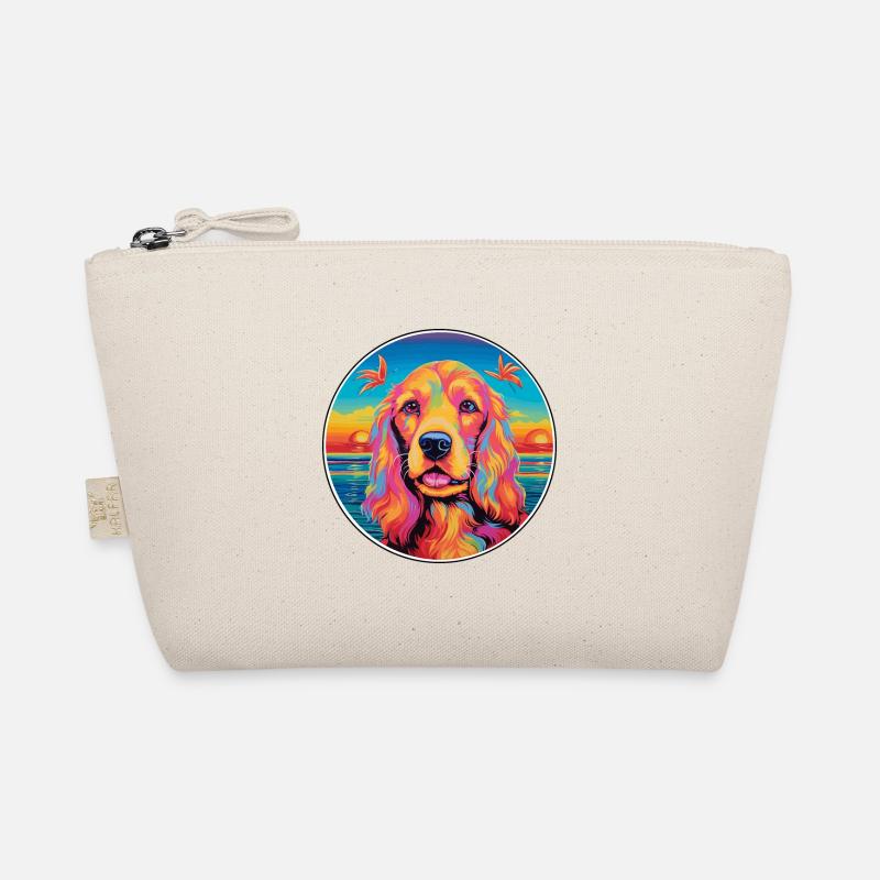 American Cocker Spaniel Chien Race Coloré Dessin Animé Trousse biologique