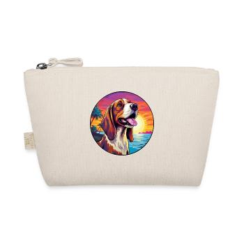 Artois Hund Rasse Bunte Karikatur Aquarell - Bio-Täschchen - Natur - Vorne