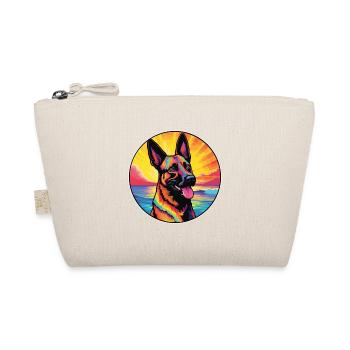 Race de chien malinois belge coloré dessin animé Waterc - Trousse biologique - nature - Devant