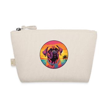 Bullmastiff chien race coloré dessin animé aquarelle - Trousse biologique - nature - Devant