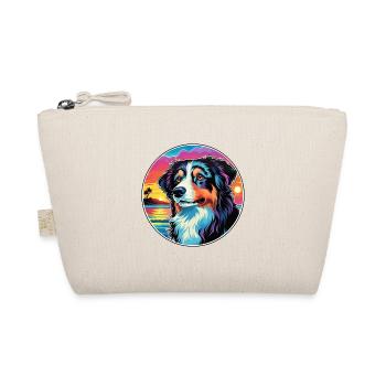 Carpathian Shepherd Dog Breed Colorful Cartoon Wat - Organic Pouch - nature - Front