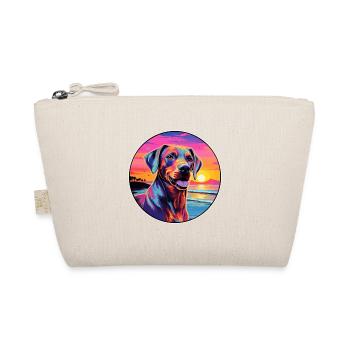 Cimarron Uruguayo Dog Breed Colorful Cartoon Water - Organic Pouch - nature - Front