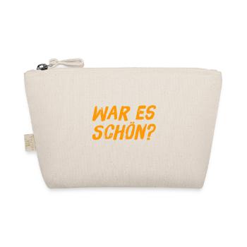 war es schön? - Bio-Täschchen - Natur - Vorne