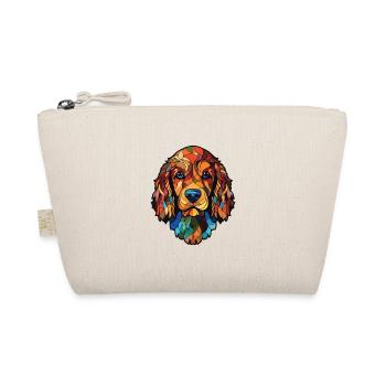 Cockapoo chien race aquarelle verre Illustration - Trousse biologique - nature - Devant