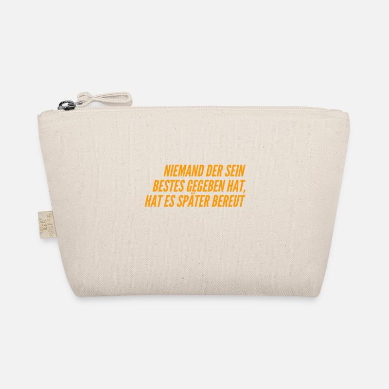 sein Bestes geben Bio-Täschchen