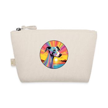 Anglais Whippet Chien Race Coloré Cartoon Waterco - Trousse biologique - nature - Devant