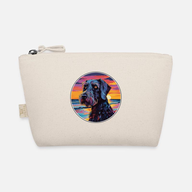 Schnauzer géant race de chien coloré dessin animé Waterco Trousse biologique