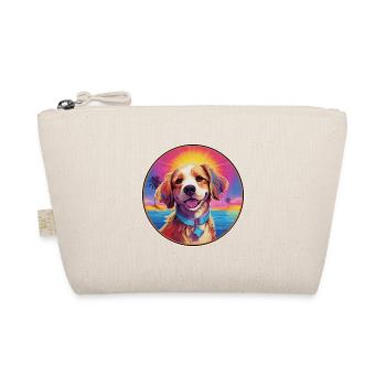 Griffon Nivernais Dog Breed Colorful Cartoon Water - Organic Pouch - nature - Front