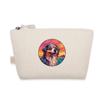 Himalayan Sheepdog Dog Breed Colorful Cartoon Wate - Organic Pouch - nature - Front