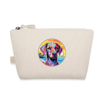 Kyi Leo Hund Rasse Bunte Karikatur Aquarell - Bio-Täschchen - Natur - Vorne