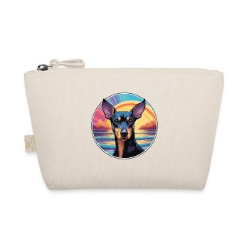 Manchester Terrier Race De Chien Coloré Cartoon Wate - Trousse biologique - nature - Devant