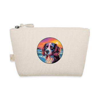 Landseer chien race coloré dessin animé aquarelle - Trousse biologique - nature - Devant
