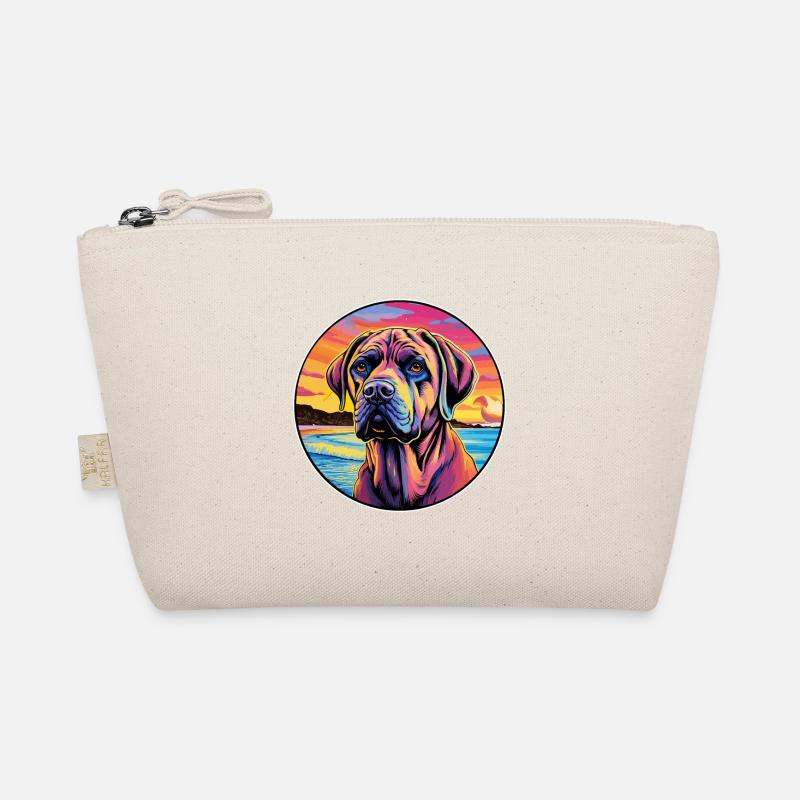 Mallorca Mastiff Hunderasse Bunte Karikatur Wasserc Bio-Täschchen