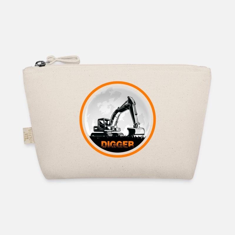 Excavator Driver Excavator "Digger" Excavator Bucket Organic Pouch