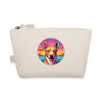 Portugais Podengo Pequeno chien race chariot coloré - Trousse biologique - nature - Devant