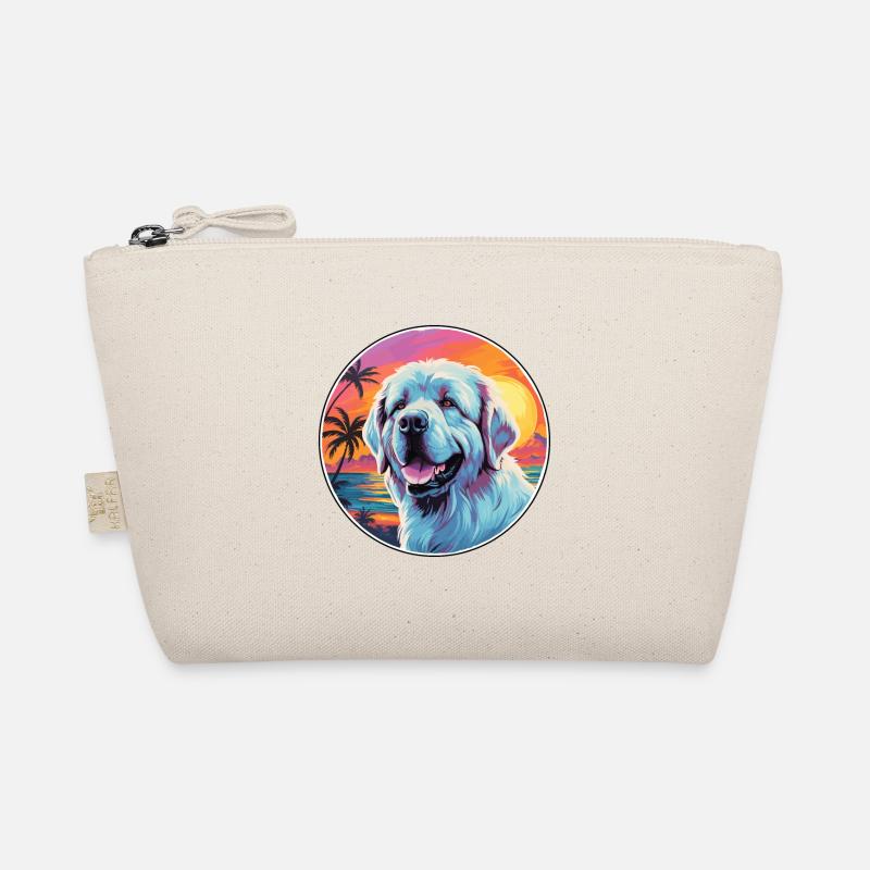 Pyrenäen-Mastiff-Hunderasse Bunte Karikatur Wasserc Bio-Täschchen