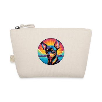 Russe Toy Terrier Chien Race Coloré Cartoon Wat - Trousse biologique - nature - Devant