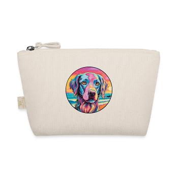 Sapsali Dog Breed Colorful Cartoon Watercolor - Organic Pouch - nature - Front