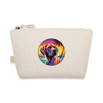Spanish Mastiff Dog Breed Colorful Cartoon Waterco - Organic Pouch - nature - Front
