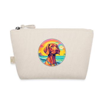 Vizsla Dog Breed Colorful Cartoon Watercolor - Organic Pouch - nature - Front
