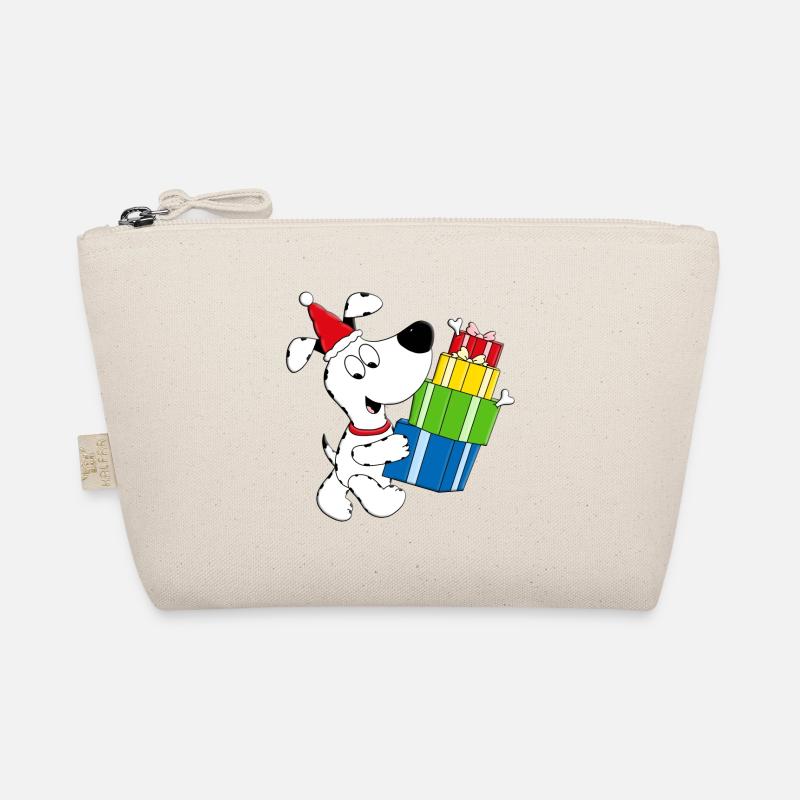 WEIHNACHTEN - GESCHENKE - HUND - TIERISCH Bio-Täschchen