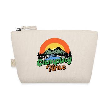 Nature Mountains Camping Statement Campsite Relax - Organic Pouch - nature - Front