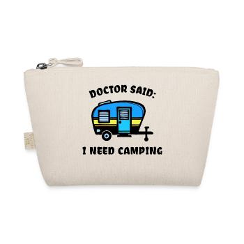 Camper Camping Motorhome Statement Hiker - Organic Pouch - nature - Front