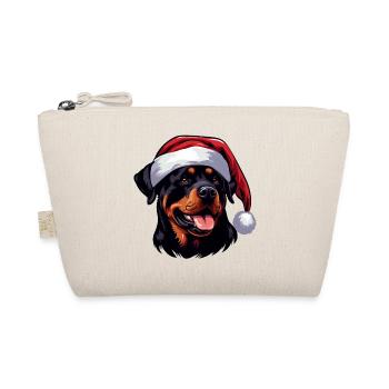 Rottweiler The Santa Claus - Organic Pouch - nature - Front