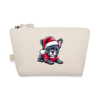 mignon du réveillon de Noël Frenchie - Trousse biologique - nature - Devant