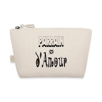 Parrain Amour Cœur - Trousse biologique - nature - Devant