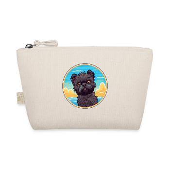 Affenpinscher Dog Breed Cartoon Kawaii Clipart Dog - Organic Pouch - nature - Front