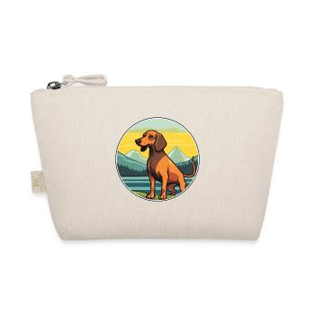 Alpine Dachsbracke Dog Breed Cartoon Kawaii Dog - Organic Pouch - nature - Front