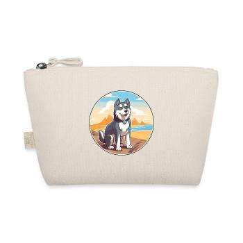 Alaskan Husky Hund Rasse Cartoon Kawaii Clipart Hund - Bio-Täschchen - Natur - Vorne