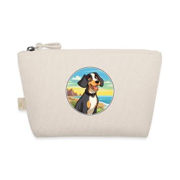 Appenzeller Sennenhund Dog Breed Cartoon Kawaii - Organic Pouch - nature - Front