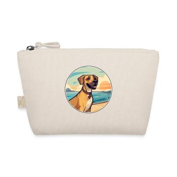 Black Mouth Cur Dog Breed Cartoon Kawaii Clipart - Organic Pouch - nature - Front