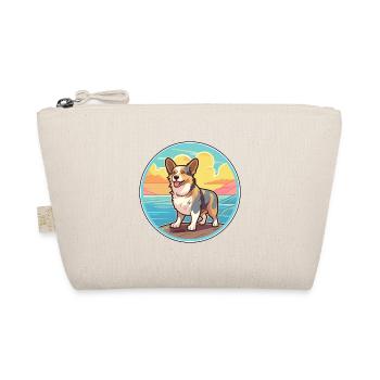 Cardigan Welsh Corgi Dog Breed Cartoon Kawaii Dog - Organic Pouch - nature - Front