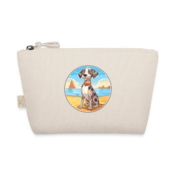 Catahoula Cur Dog Breed Cartoon Kawaii Clipart Dog - Organic Pouch - nature - Front