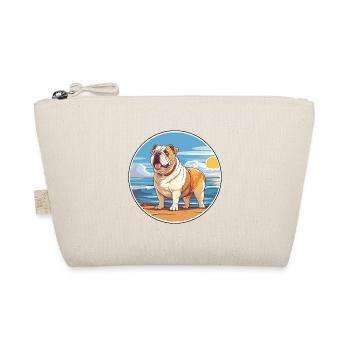 Bulldogge Hund Rasse Cartoon Kawaii Clipart Hund Haustier - Bio-Täschchen - Natur - Vorne