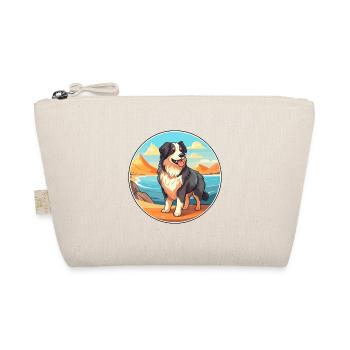 Carpathian Shepherd Dog Breed Cartoon Kawaii Dog - Organic Pouch - nature - Front