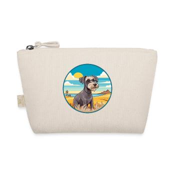 Cesky Terrier Hund Rasse Cartoon Kawaii Clipart Hund - Bio-Täschchen - Natur - Vorne