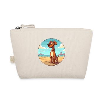 Cimarron Uruguayo Dog Breed Cartoon Kawaii Clipart - Organic Pouch - nature - Front