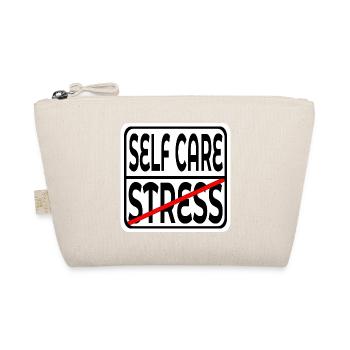 STOP STRESS - FOCUS SELF CARE SIGN - Organic Pouch - nature - Front