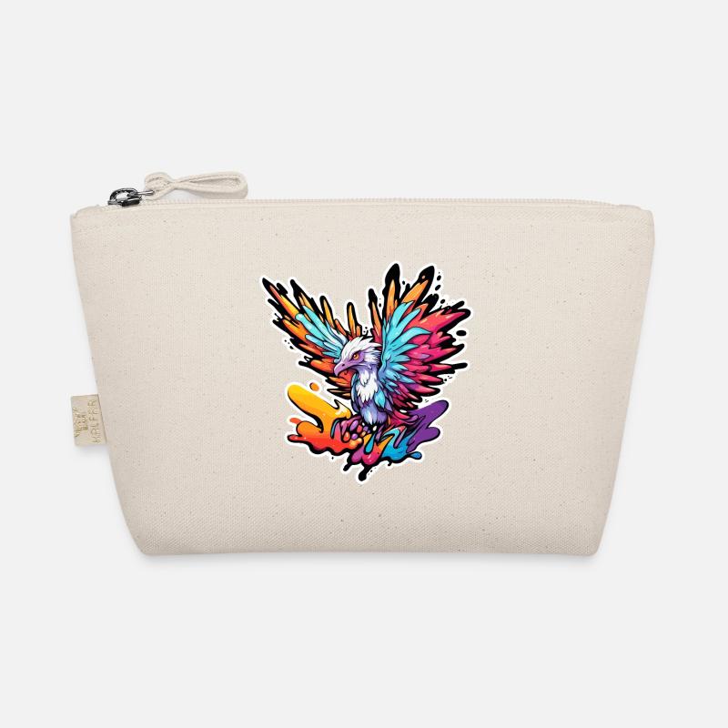 Phoenix / Bird / Animal / Mythical Creature / Fire Organic Pouch