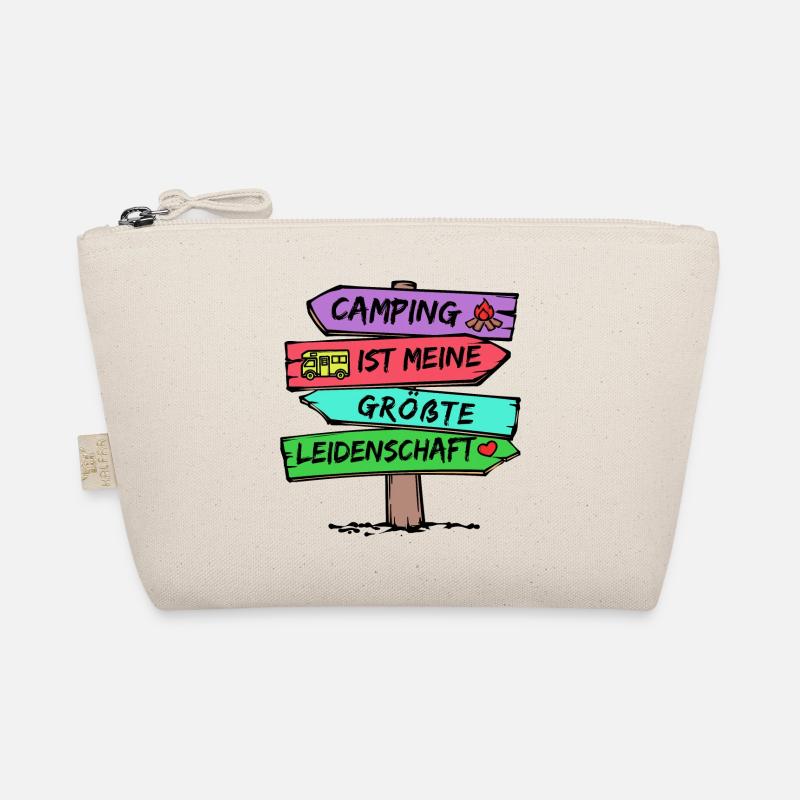Campingplatz Camping Wanderer Wohnmobil Statement - Bio-Täschchen - Natur
