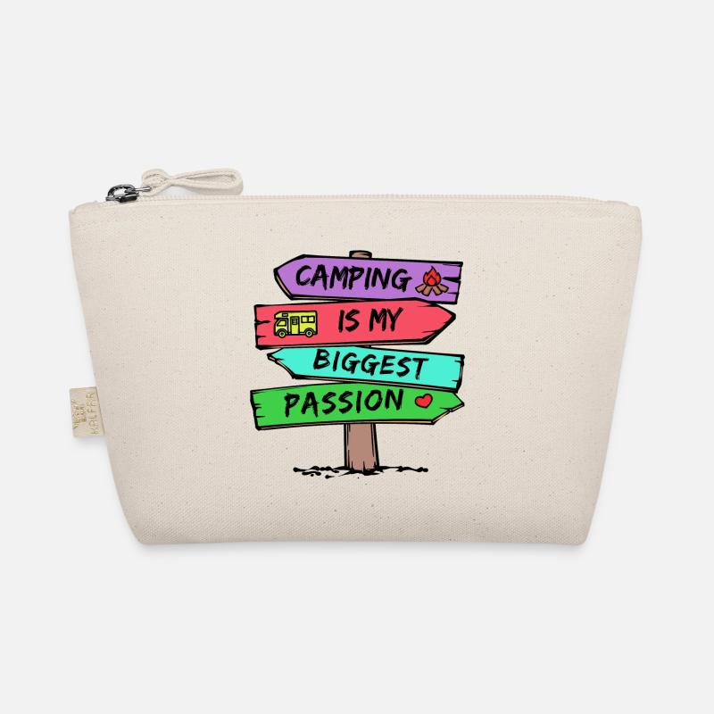 Camping Statement Caravan Camper Holiday Hikers Organic Pouch