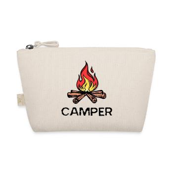 Camper Spruch lagerfeuer Camping Wanderer Urlaub - Bio-Täschchen - Natur - Vorne